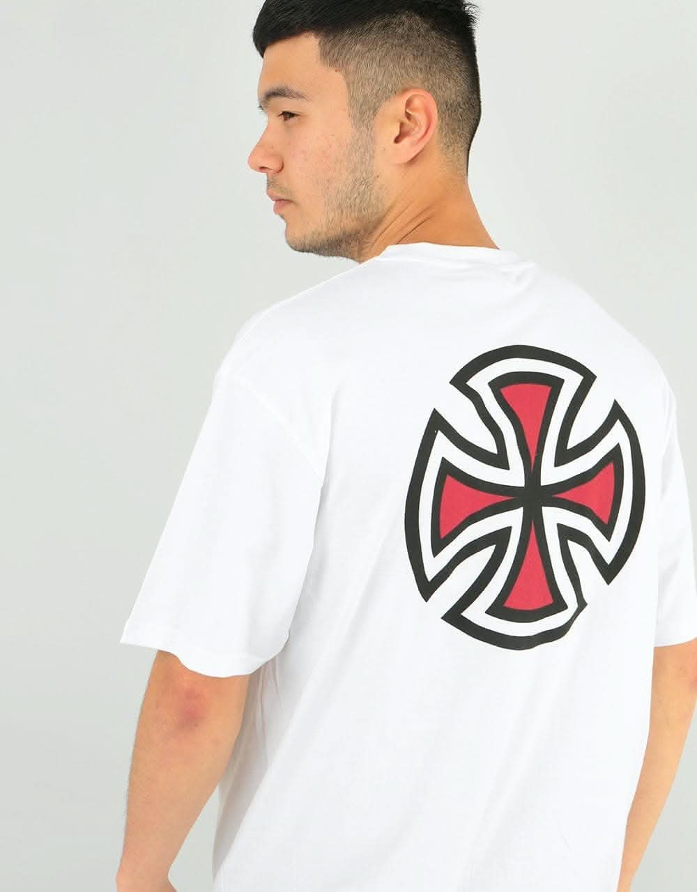 Independent Bar Cross T-Shirt - White