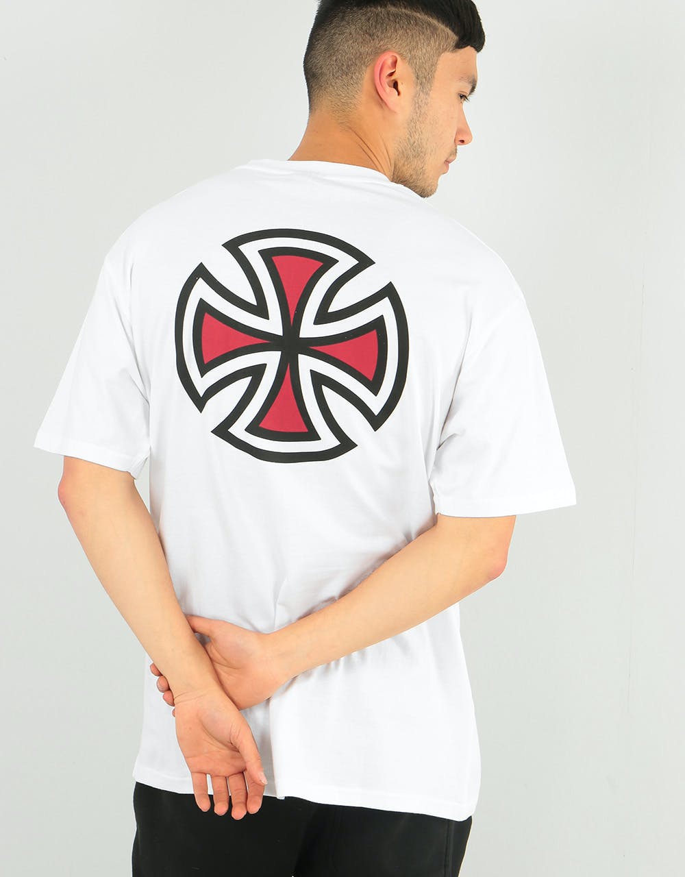 Independent Bar Cross T-Shirt - White