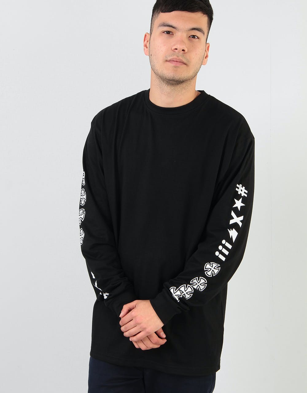 Independent Ante L/S T-Shirt - Black