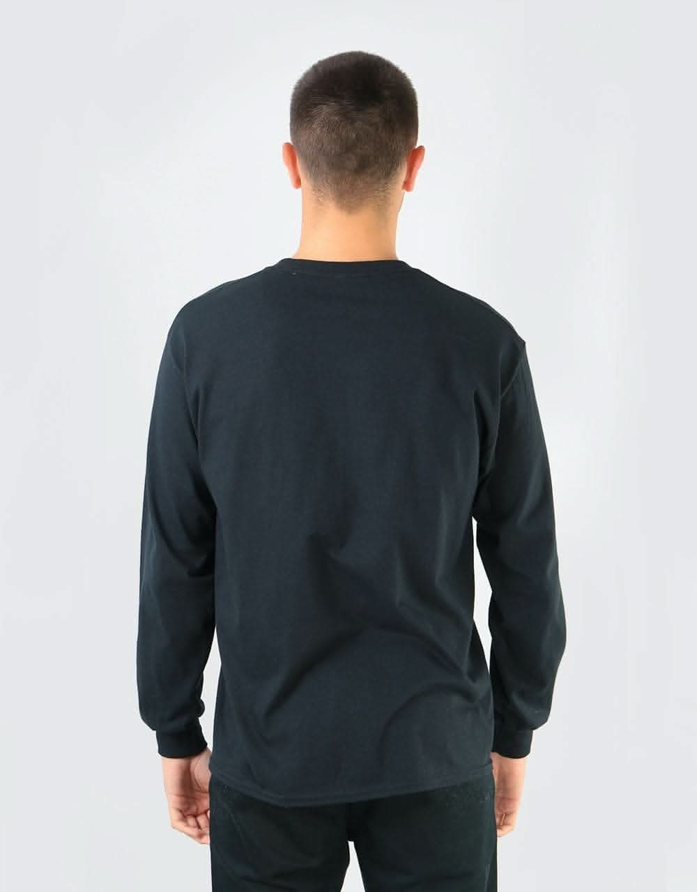 Thrasher Doubles L/S T-Shirt - Black