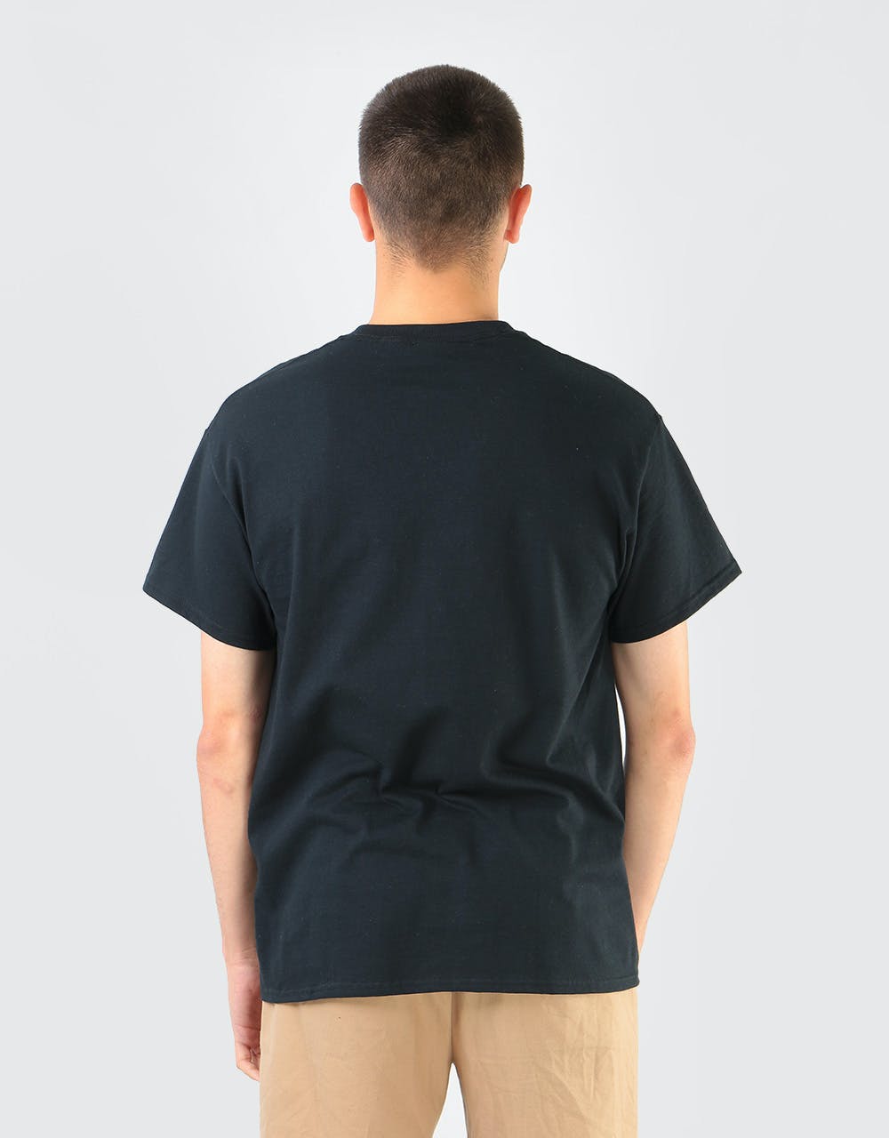 Thrasher Scorched Outline T-Shirt - Black