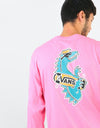 Vans Vintage Vanosaur L/S T-Shirt - Azalea Pink