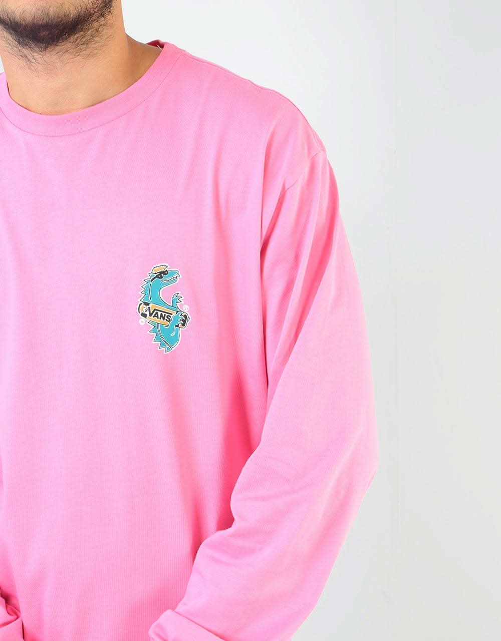 Vans Vintage Vanosaur L/S T-Shirt - Azalea Pink