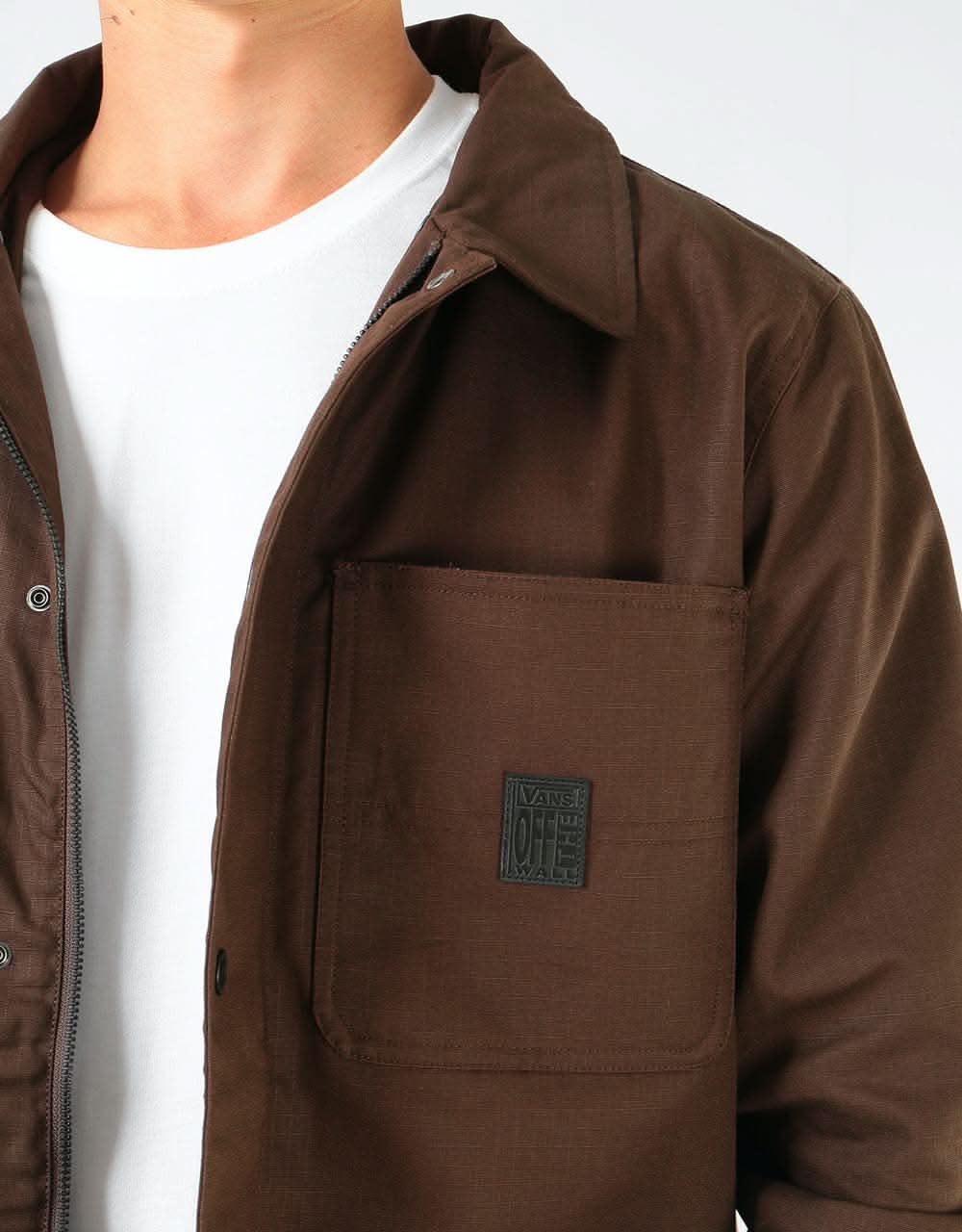 Vans AVE Lined Chore Coat - (Ripstop) Demitasse