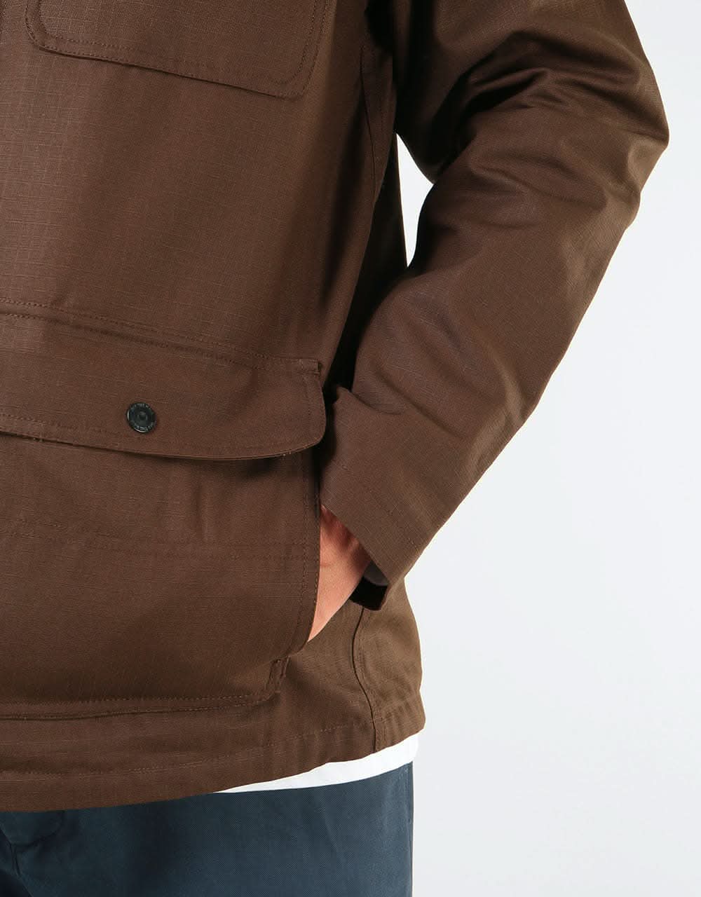 Vans AVE Lined Chore Coat - (Ripstop) Demitasse