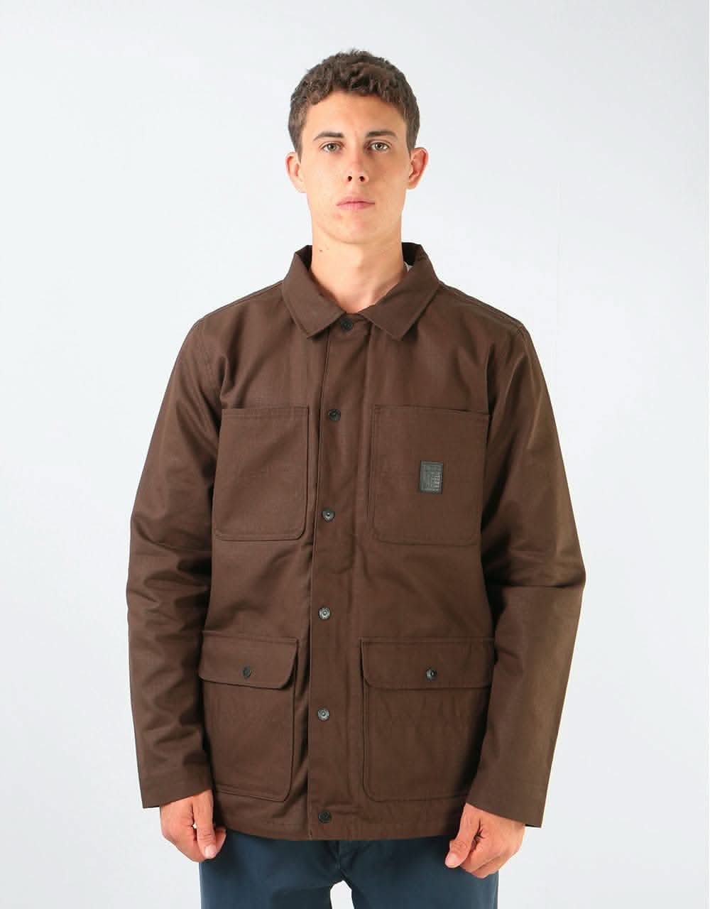 Vans AVE Lined Chore Coat - (Ripstop) Demitasse