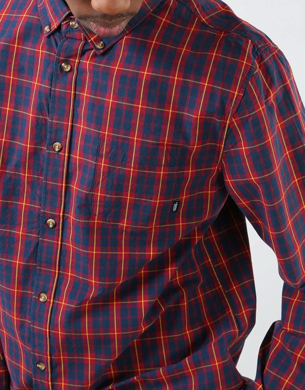 Vans Rockwood L/S Shirt - Biking Red
