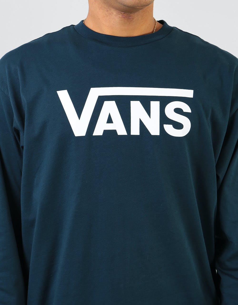 Vans Classic L/S T-Shirt - Navy/White