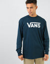 Vans Classic L/S T-Shirt - Navy/White