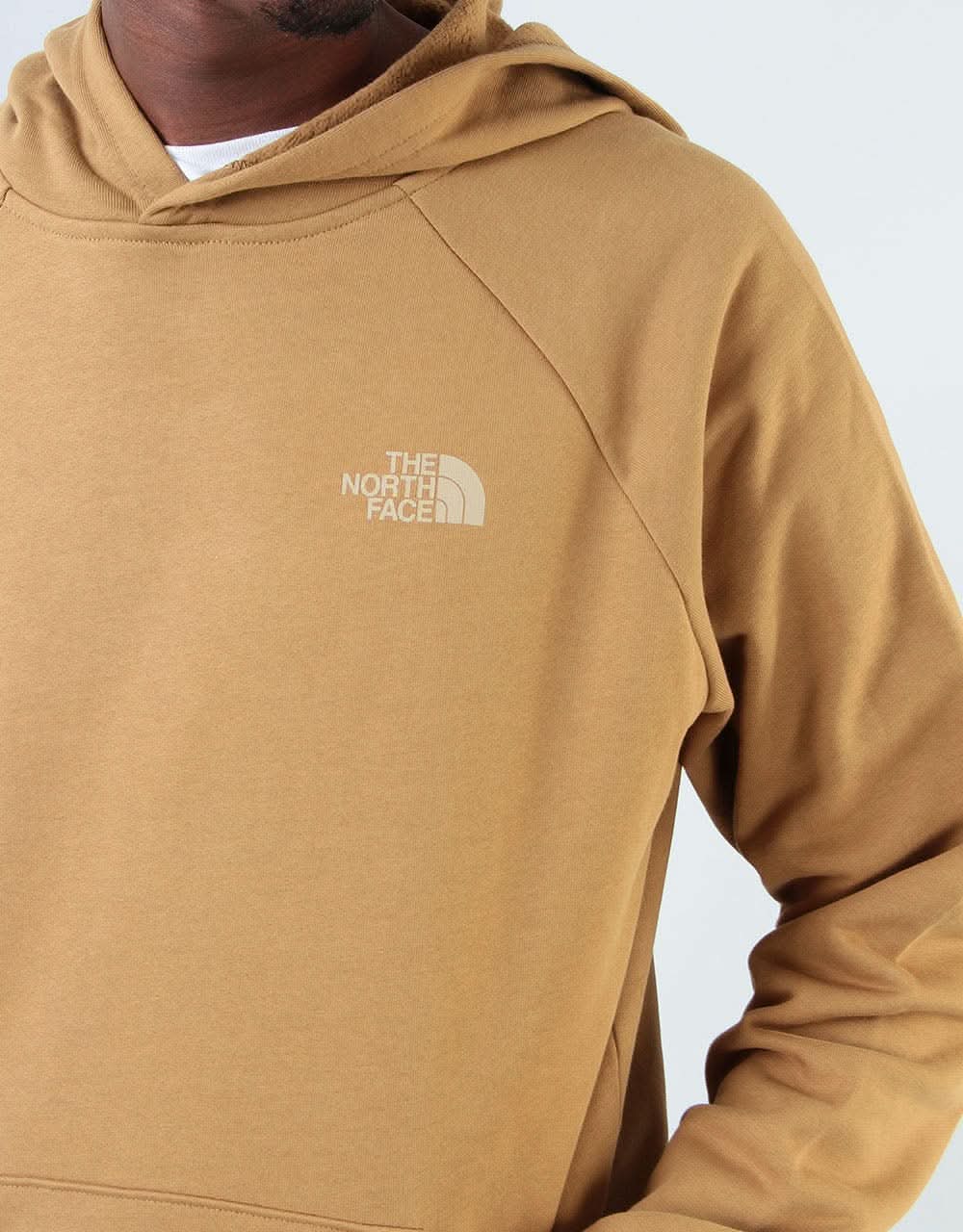 The North Face Raglan Red Box Pullover Hoodie - British Khaki