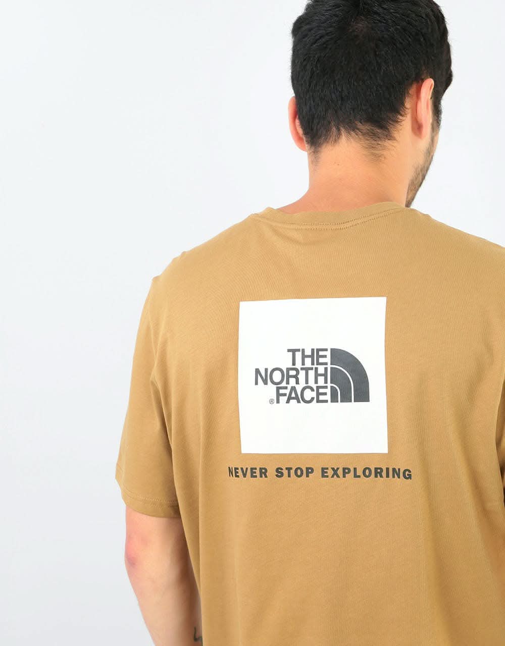The North Face S/S Red Box T-Shirt - British Khaki