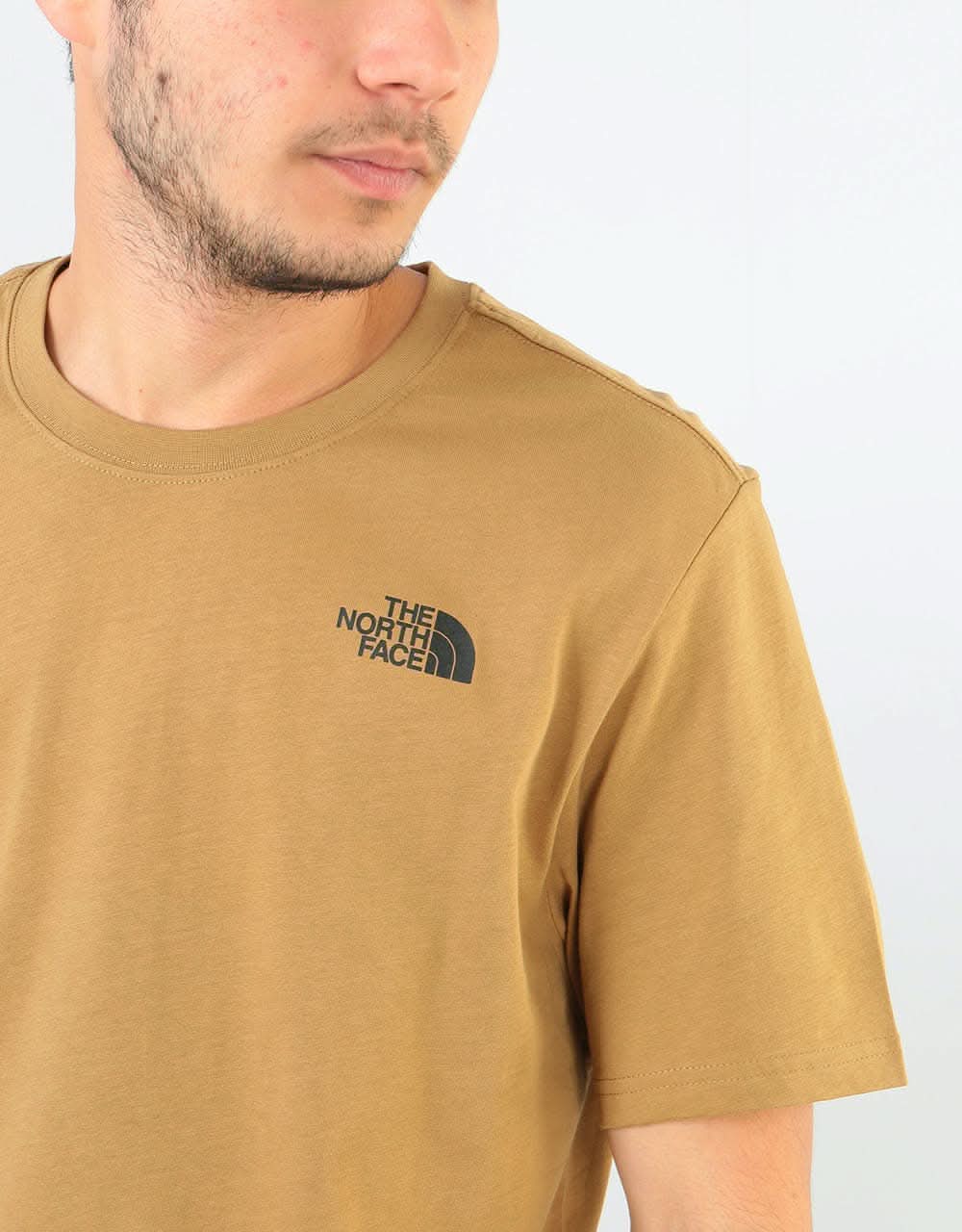 The North Face S/S Red Box T-Shirt - British Khaki