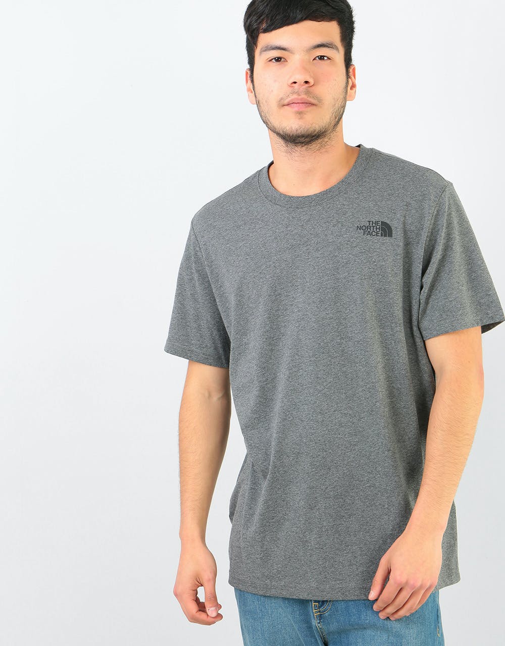 The North Face S/S Red Box T-Shirt - TNF Medium Grey Heather