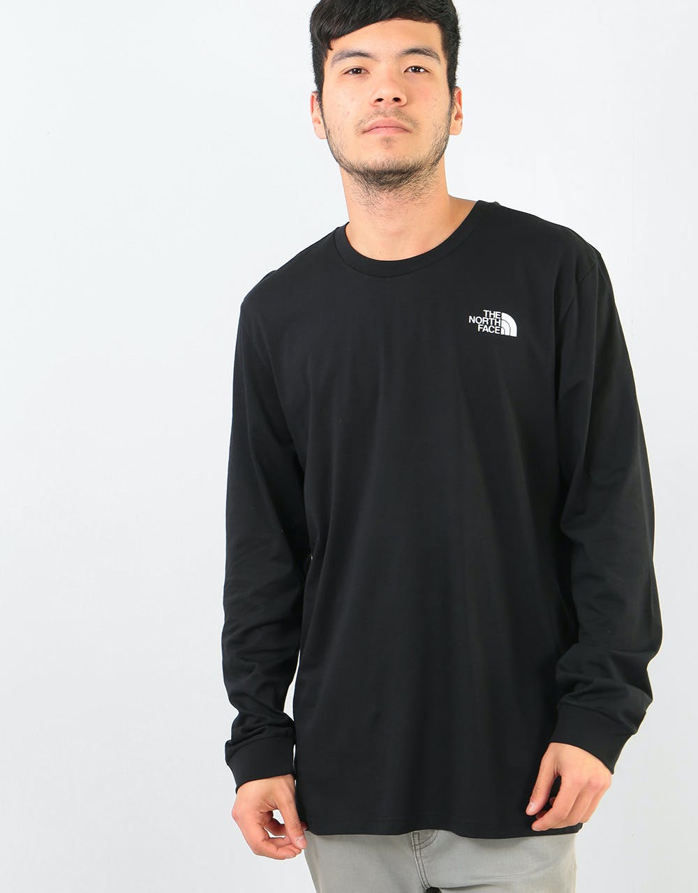 The North Face L/S Simple Dome T-Shirt - TNF Black