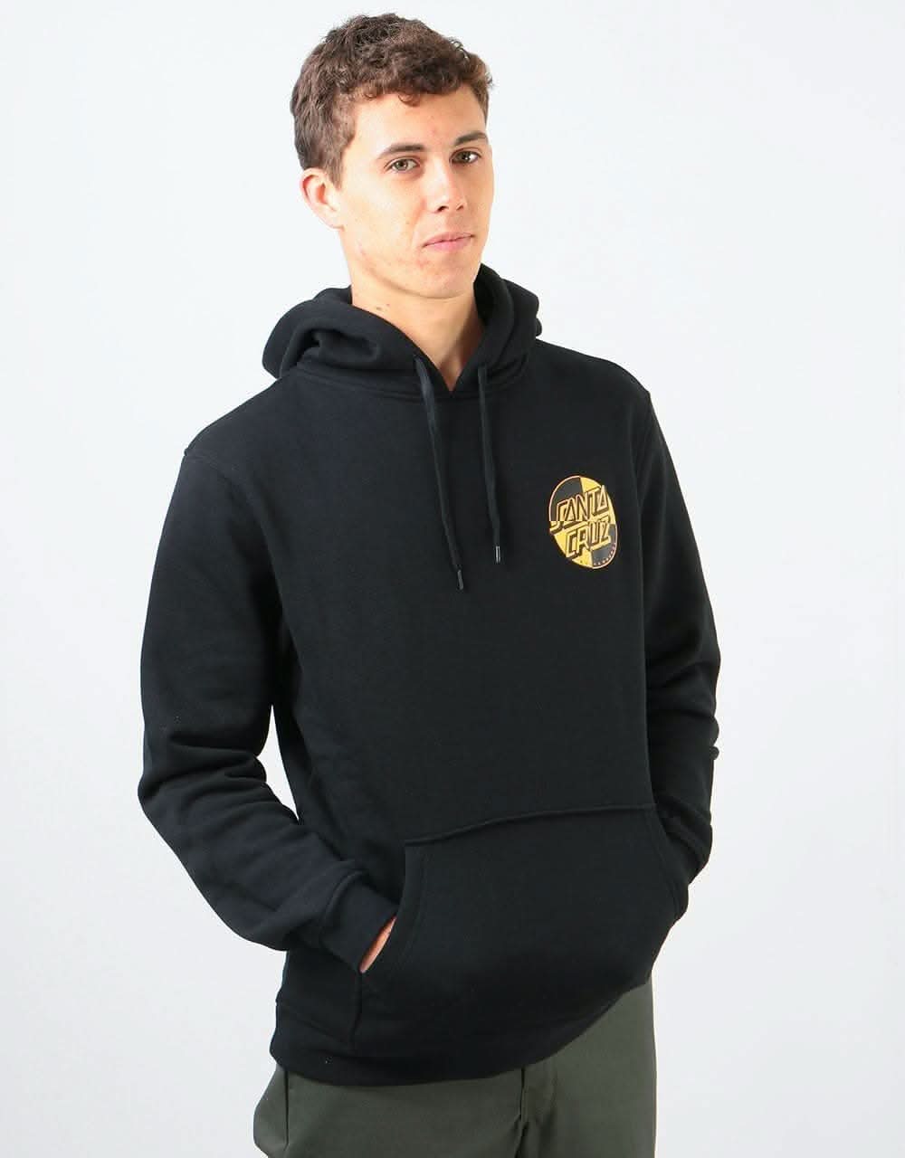 Santa Cruz Crash Dot Pullover Hoodie - Black