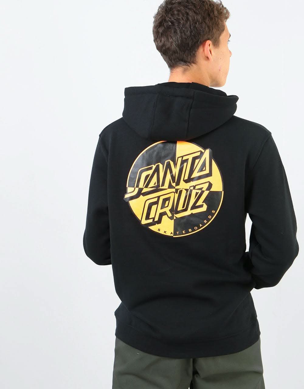 Santa Cruz Crash Dot Pullover Hoodie - Black