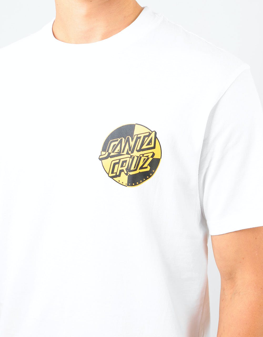 Santa Cruz Crash Dot T-Shirt - White