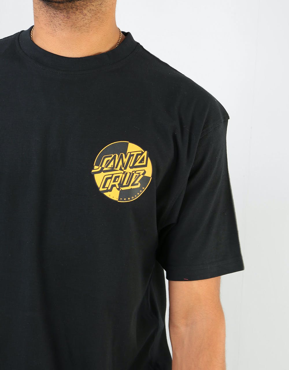 Santa Cruz Crash Dot T-Shirt - Black