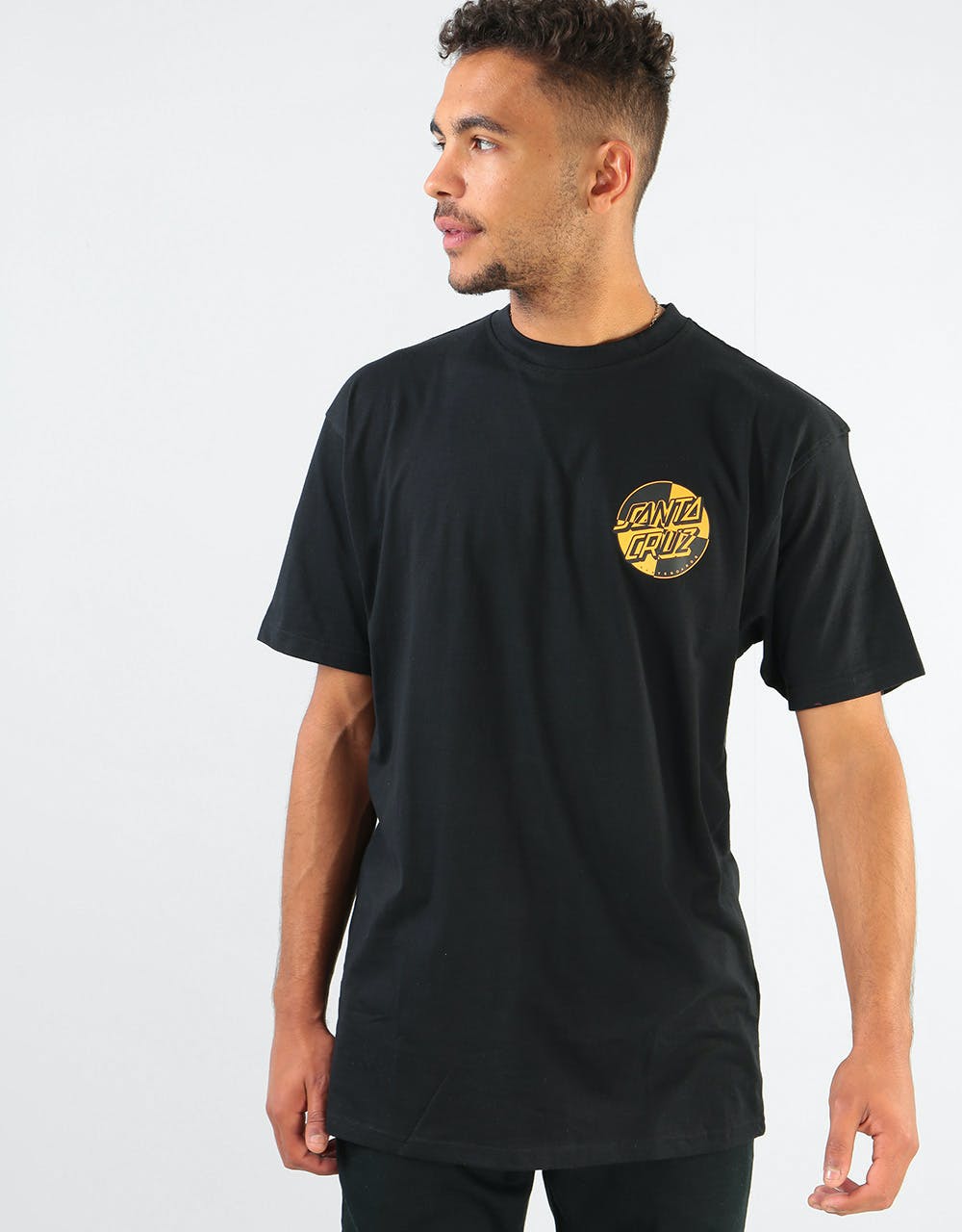 Santa Cruz Crash Dot T-Shirt - Black