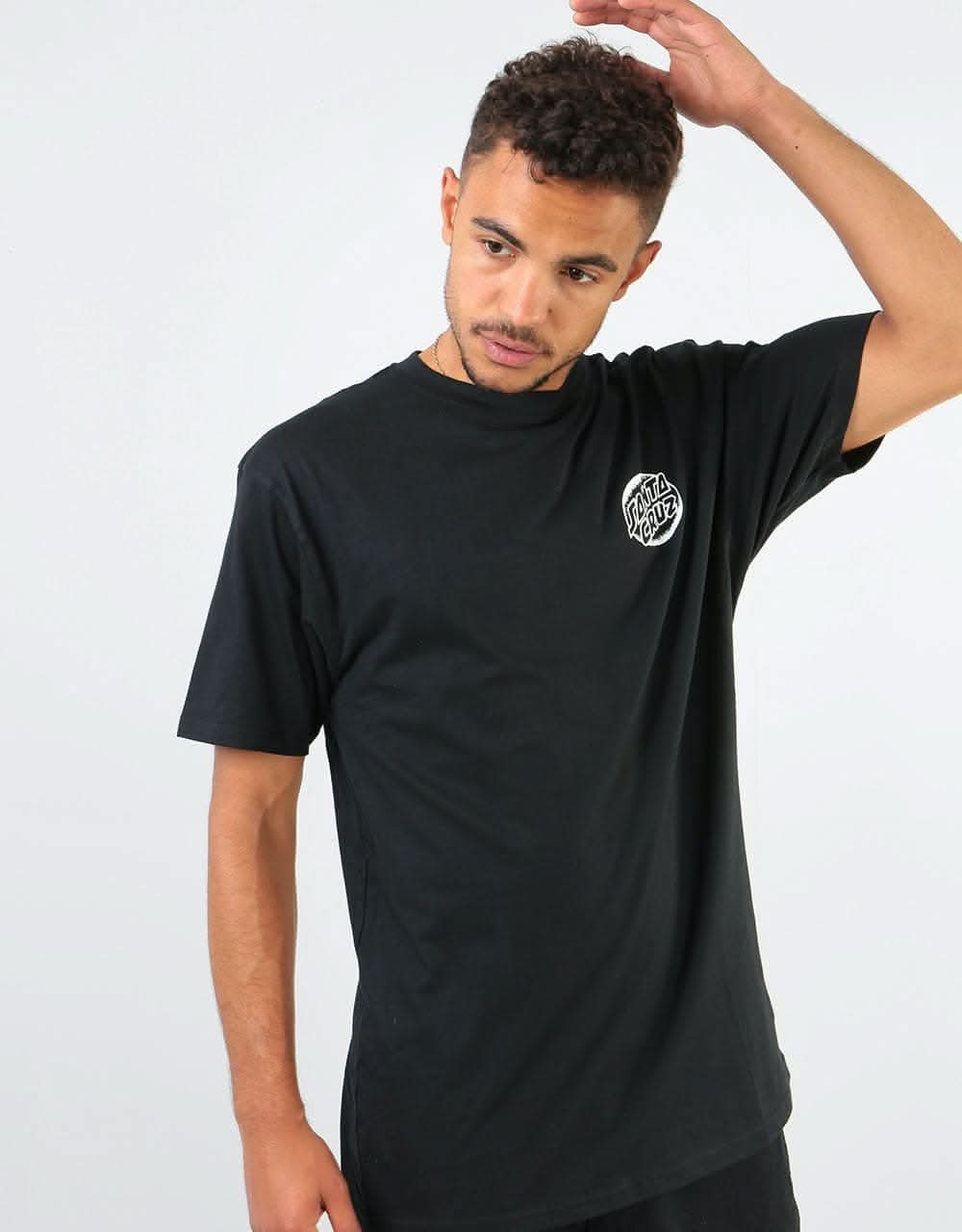 Santa Cruz Bone Wave T-Shirt - Black