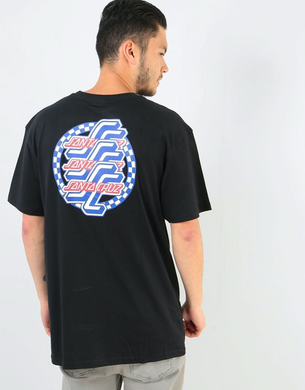 Santa Cruz Check OGSC T-Shirt - Black