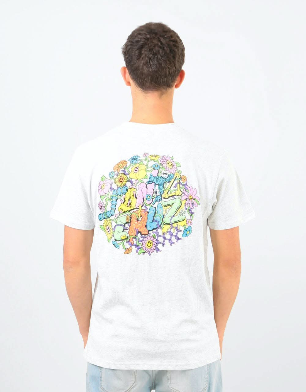 Santa Cruz Baked Dot T-Shirt - Athletic Heather