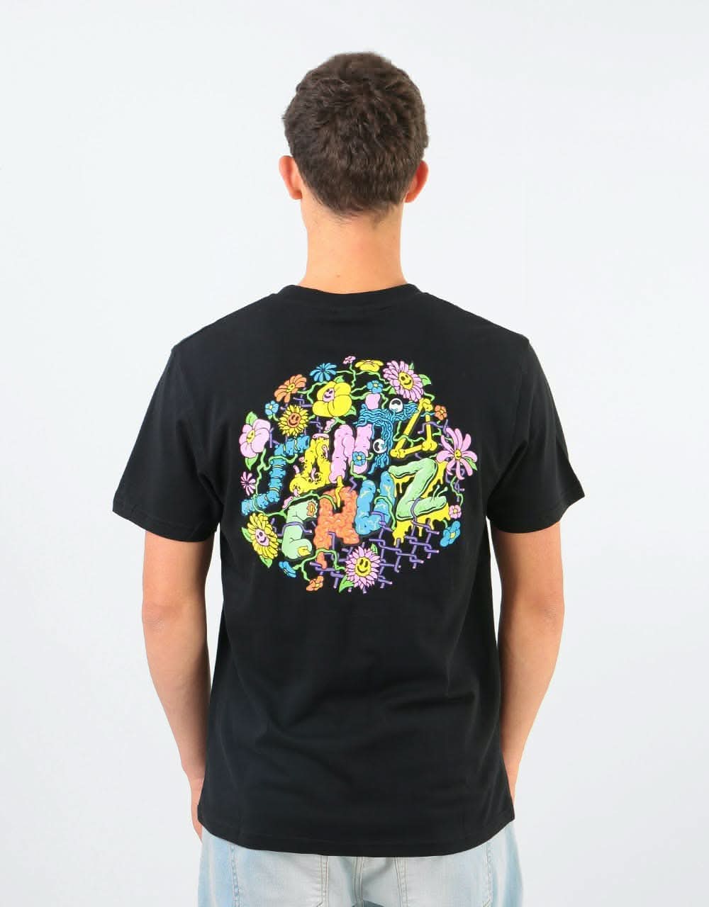 Santa Cruz Baked Dot T-Shirt - Black