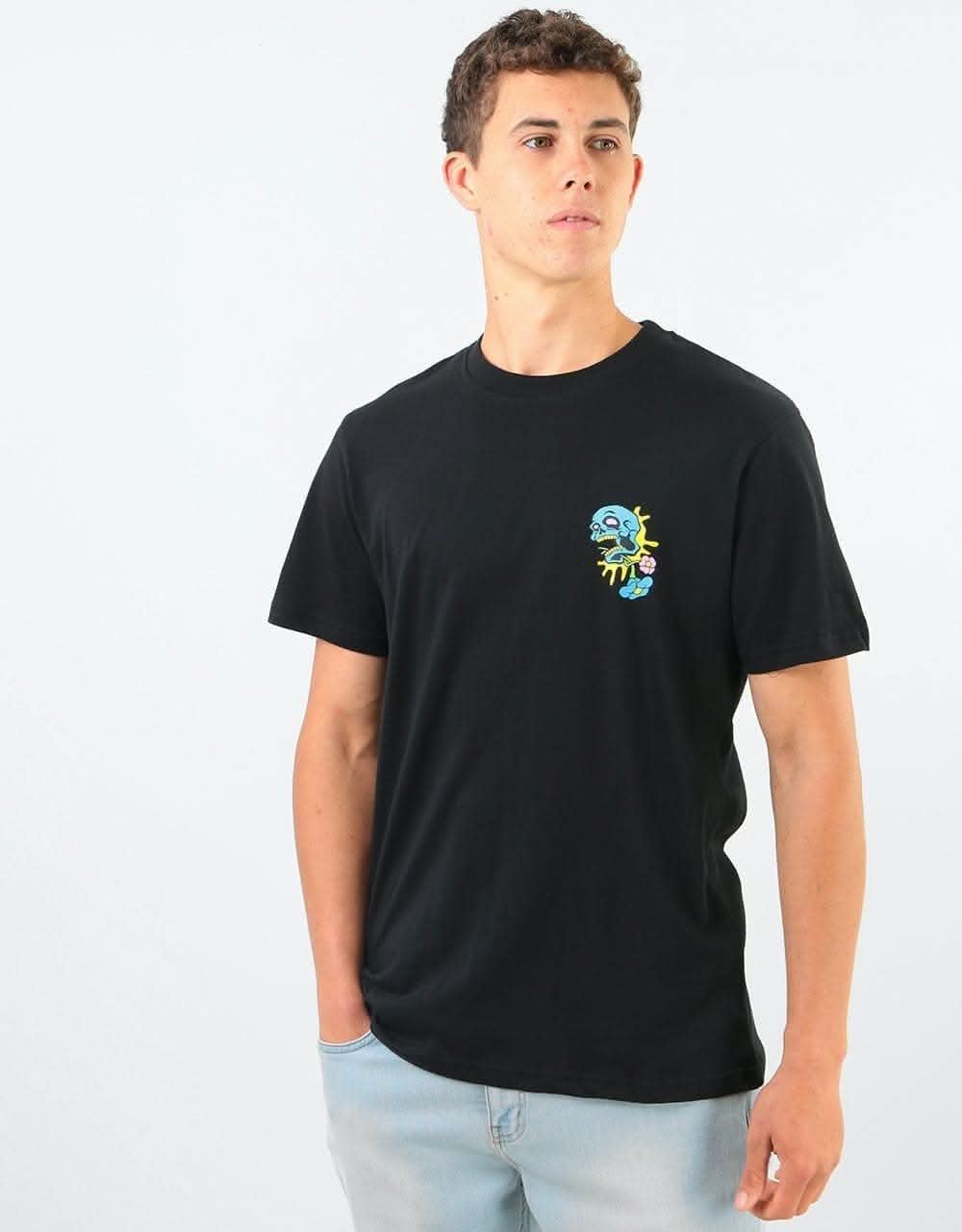 Santa Cruz Baked Dot T-Shirt - Black