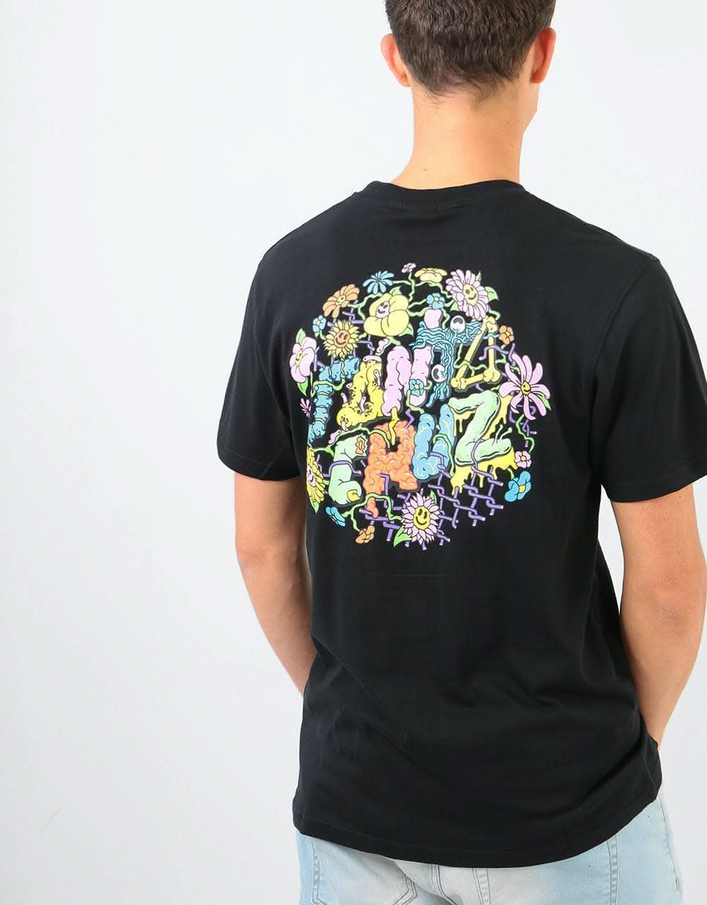 Santa Cruz Baked Dot T-Shirt - Black