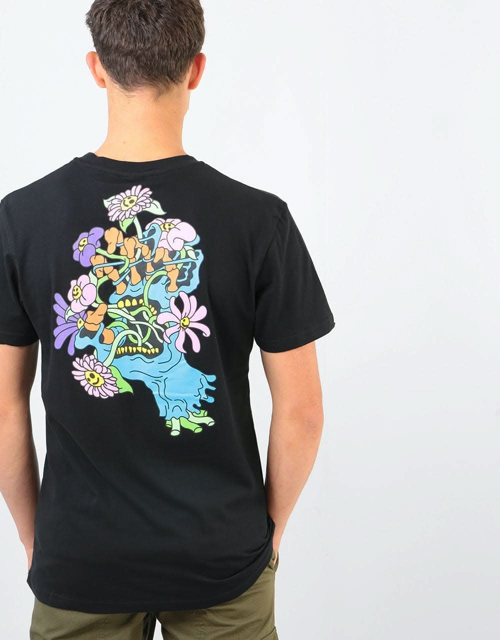 Santa Cruz Baked Hand T-Shirt - Black