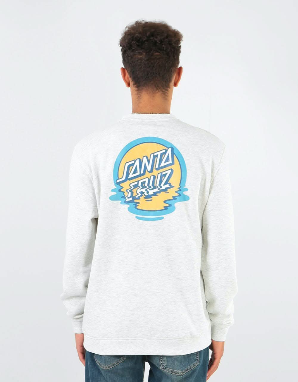 Santa Cruz Dot Reflection Crew - Athletic Heather