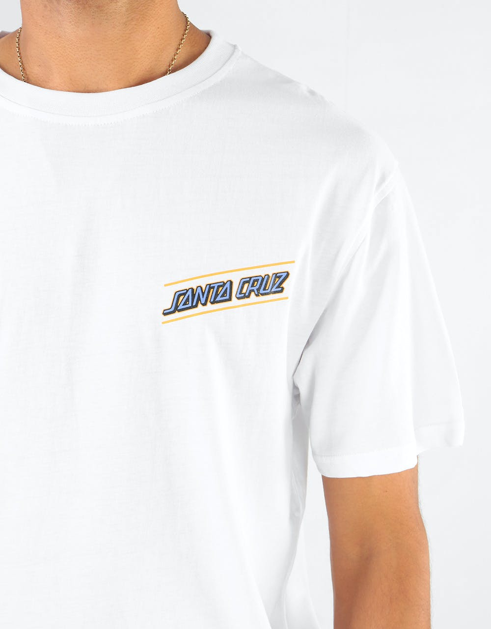 Santa Cruz Multi Strip T-Shirt - White