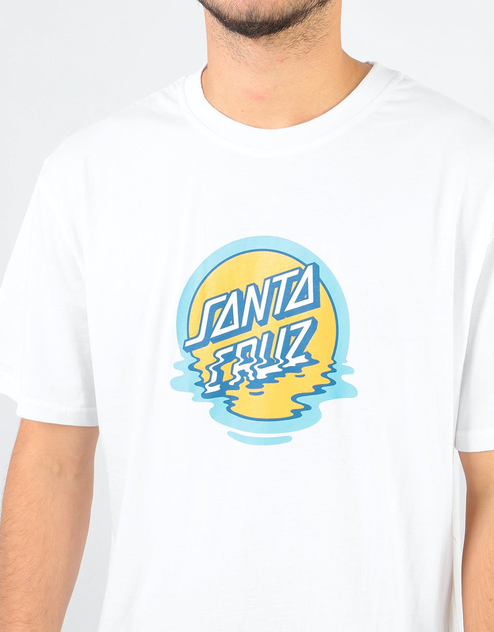 Santa Cruz Dot Reflection T-Shirt - White