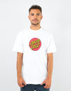 Santa Cruz Classic Dot T-Shirt - White