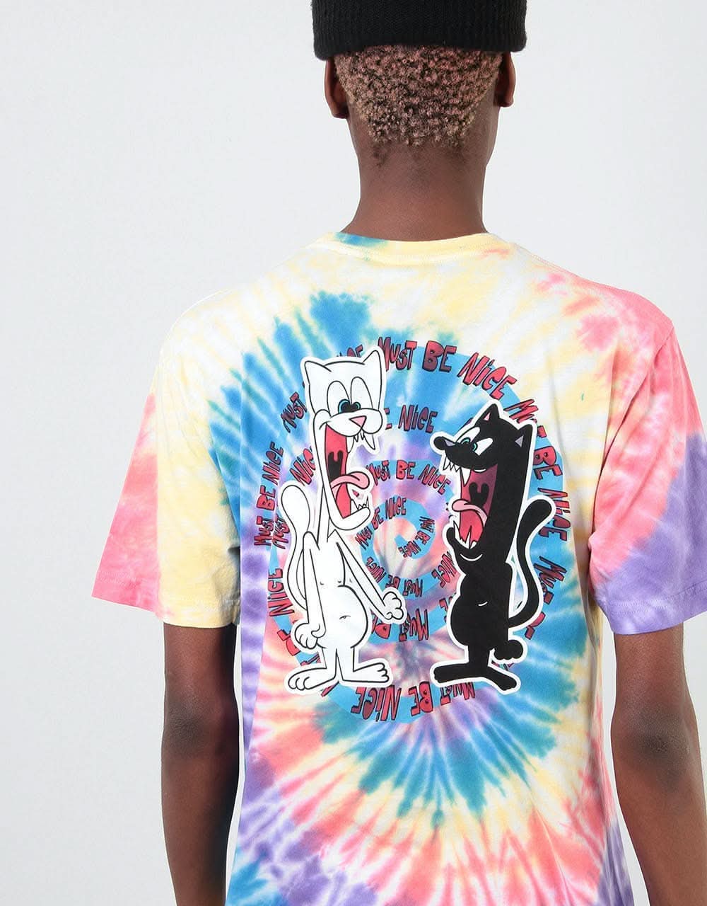 RIPNDIP The Jerm & Nerm Show T-Shirt - Spiral Dye
