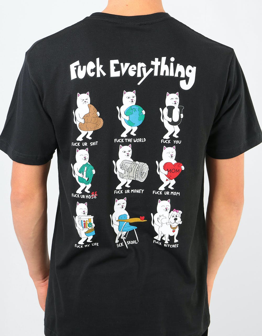 RIPNDIP Fuck Everything T-Shirt - Black