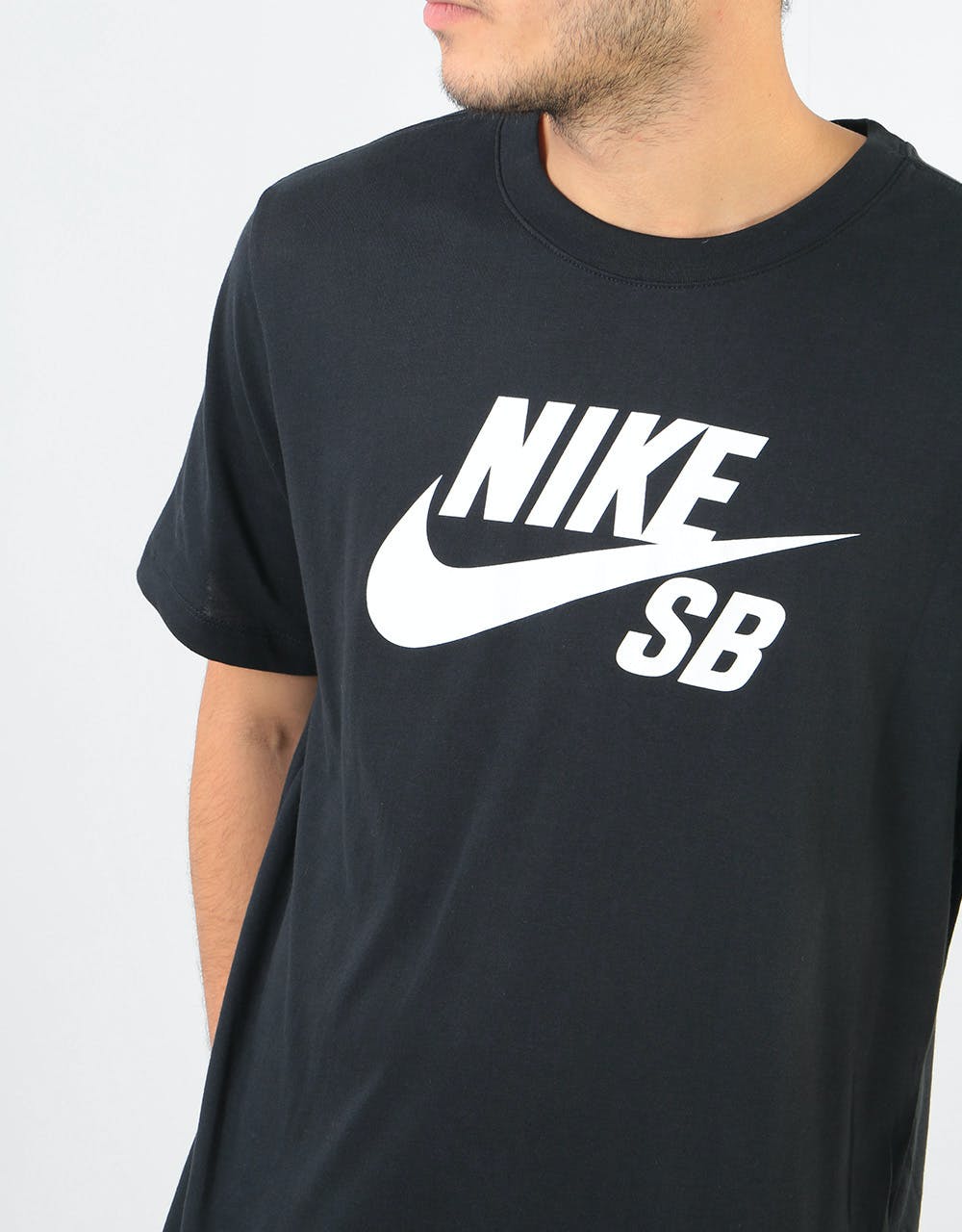 Nike SB DFCT Logo Dri-Fit T-Shirt - Black/White