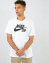 Nike SB DFCT Logo Dri-Fit T-Shirt - White/Black
