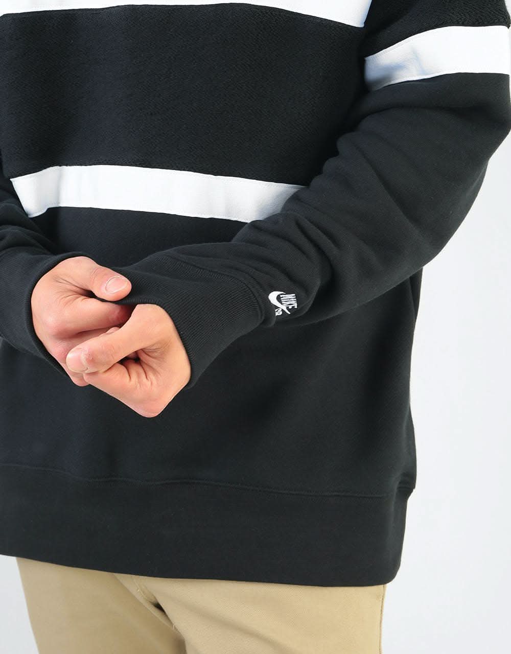 Nike SB Everett Crew - Black/Black/White/White