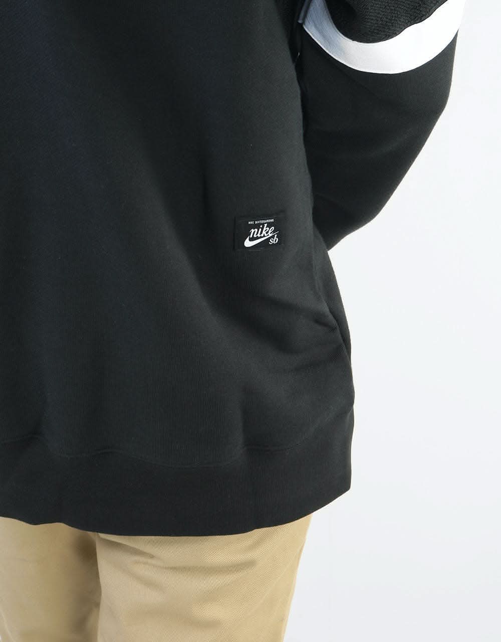 Nike SB Everett Crew - Black/Black/White/White
