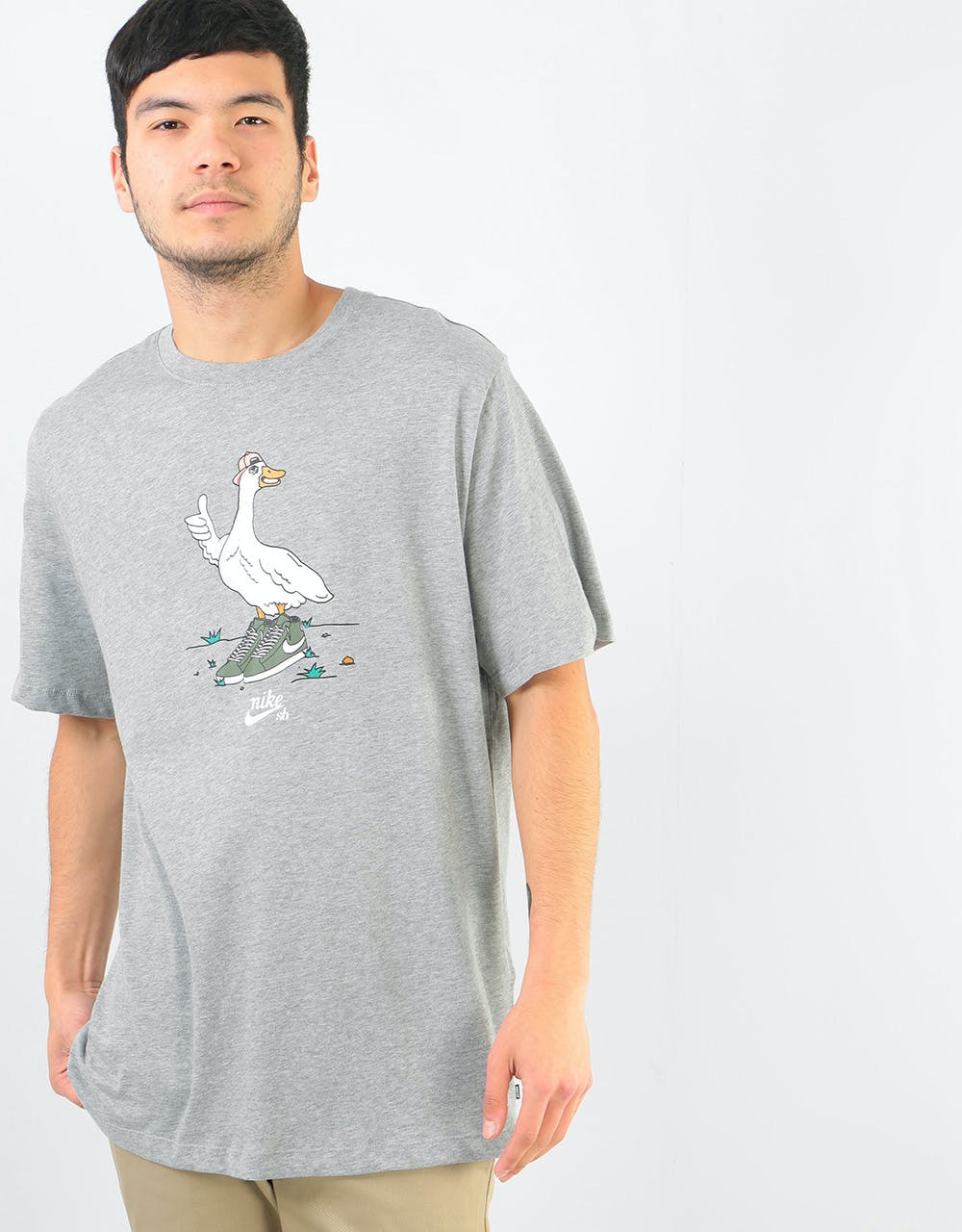 Nike SB Goose T-Shirt - Dk Grey Heather