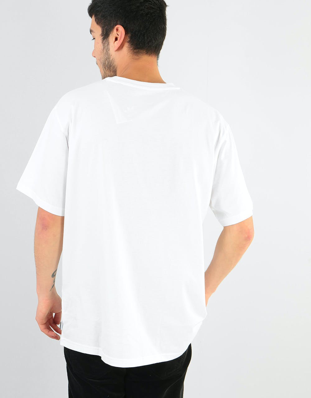 Adidas Split T-Shirt - White/Multicolour