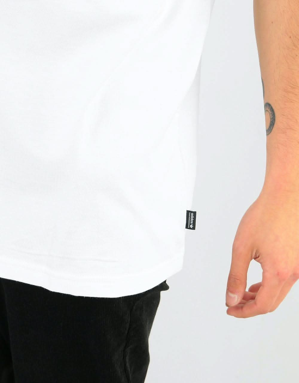 Adidas Split T-Shirt - White/Multicolour