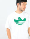 adidas Shmoo T-Shirt - White/Bold Green