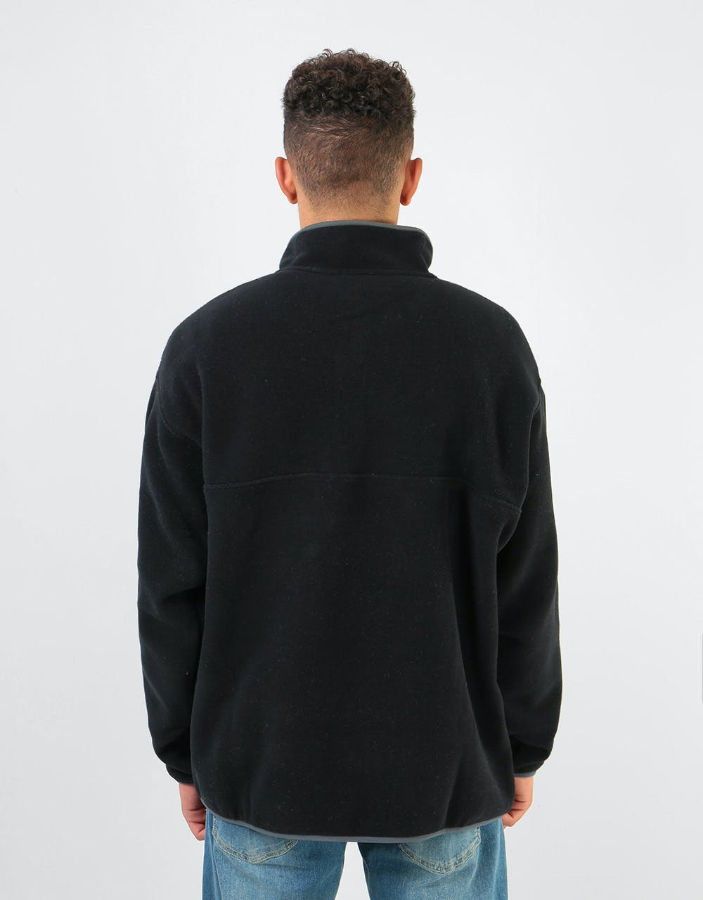 Patagonia Synchilla Snap-T Pullover - Black w/ Forge Grey