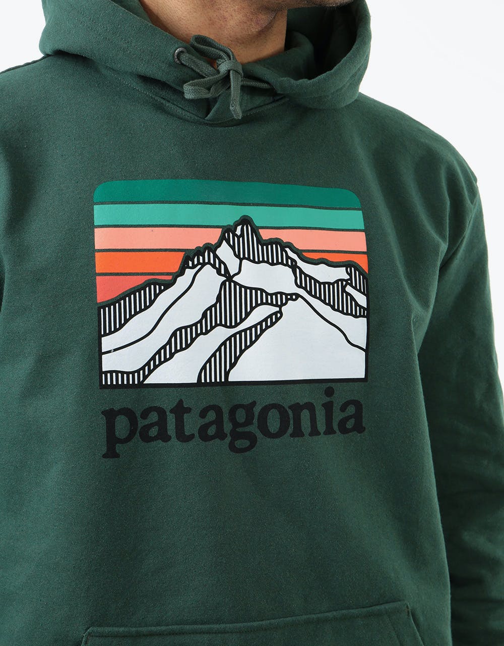 Patagonia Line Logo Ridge Uprisal Hoody - Alder Green