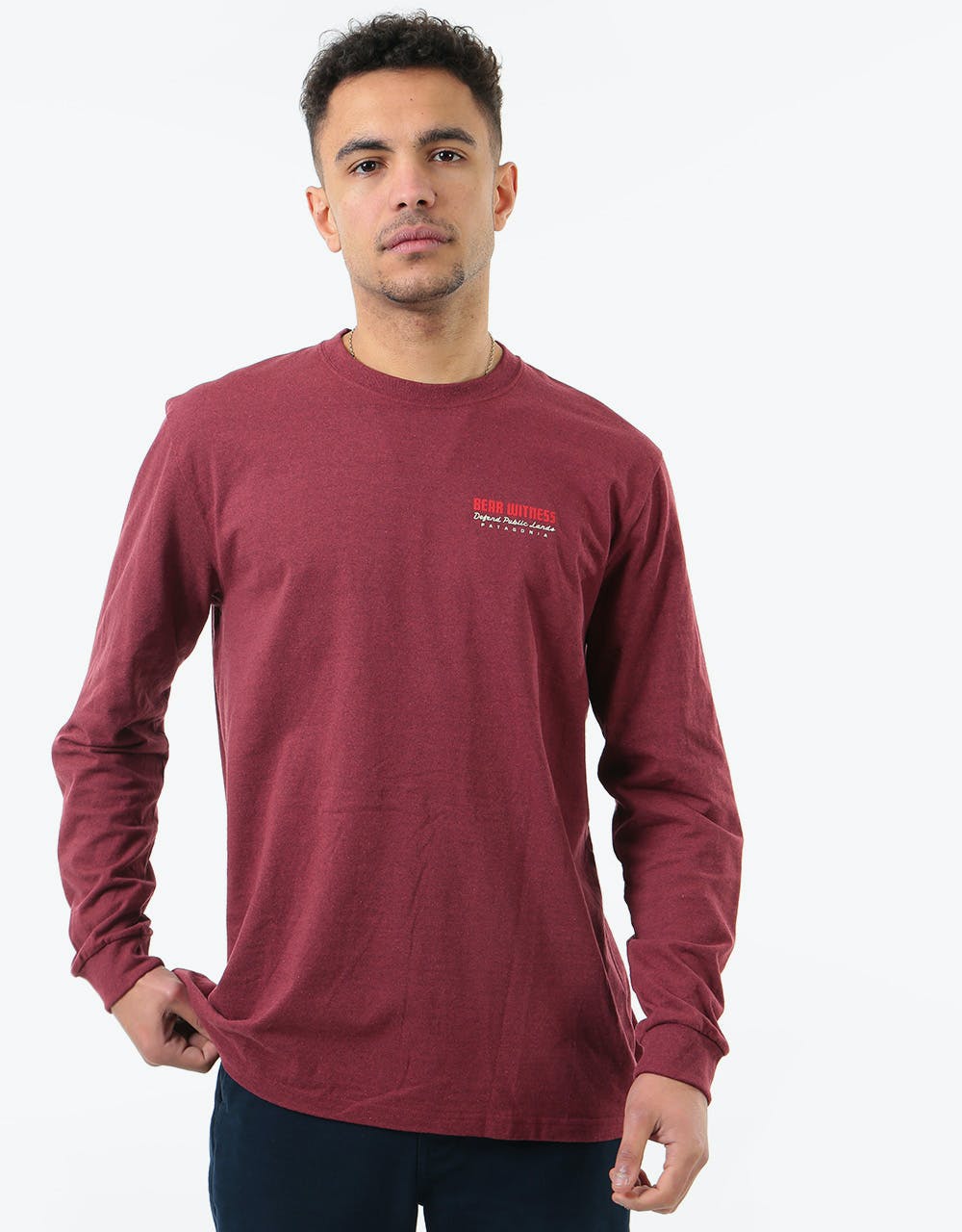 Patagonia L/S See & Believe Responsibili-Tee - Oxide Red