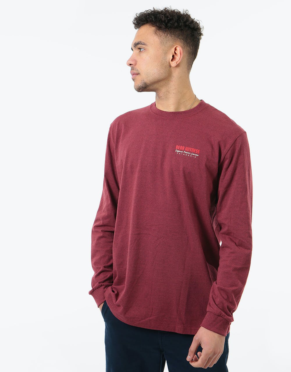 Patagonia L/S See & Believe Responsibili-Tee - Oxide Red