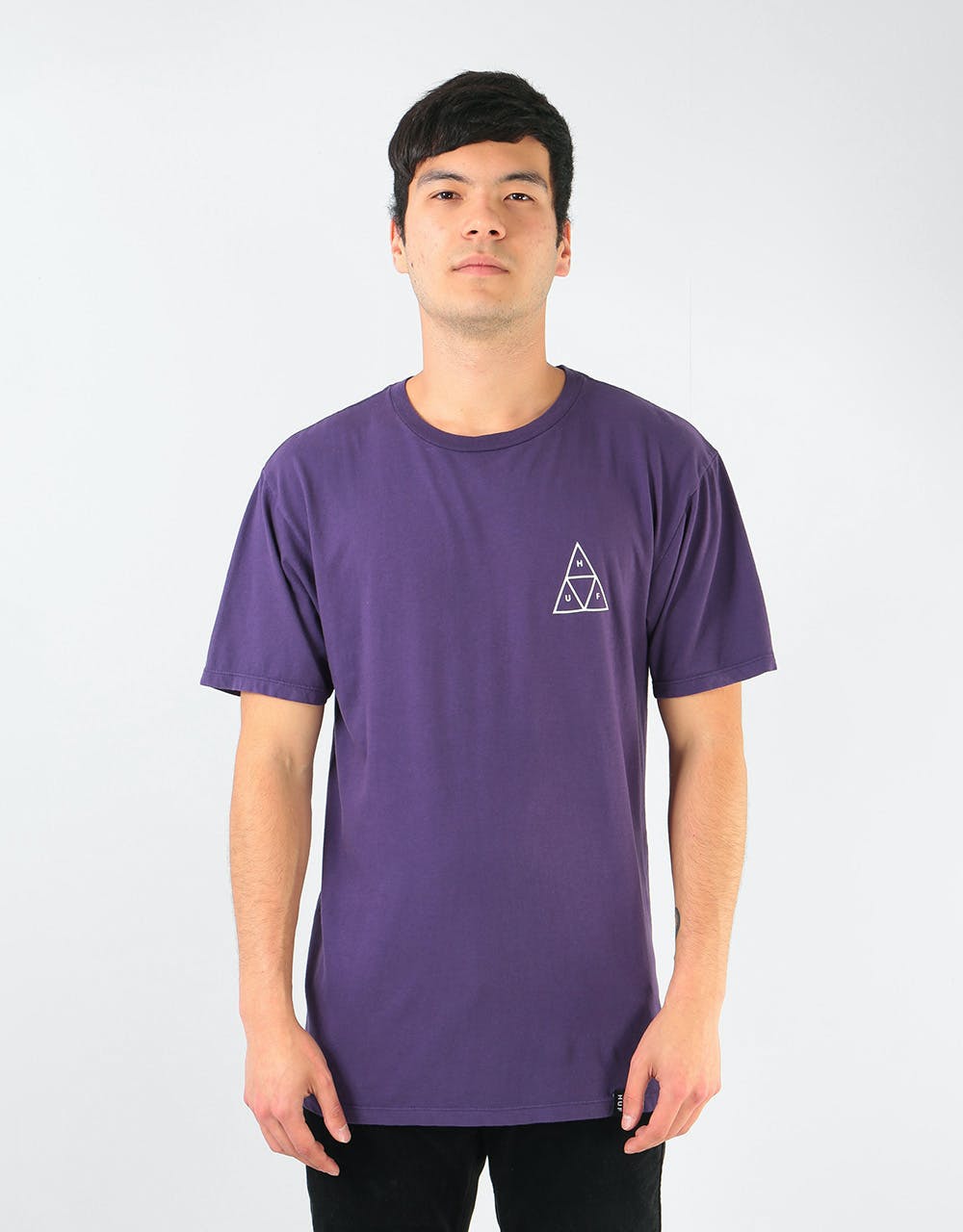 HUF Triple Triangle T-Shirt - Purple Velvet