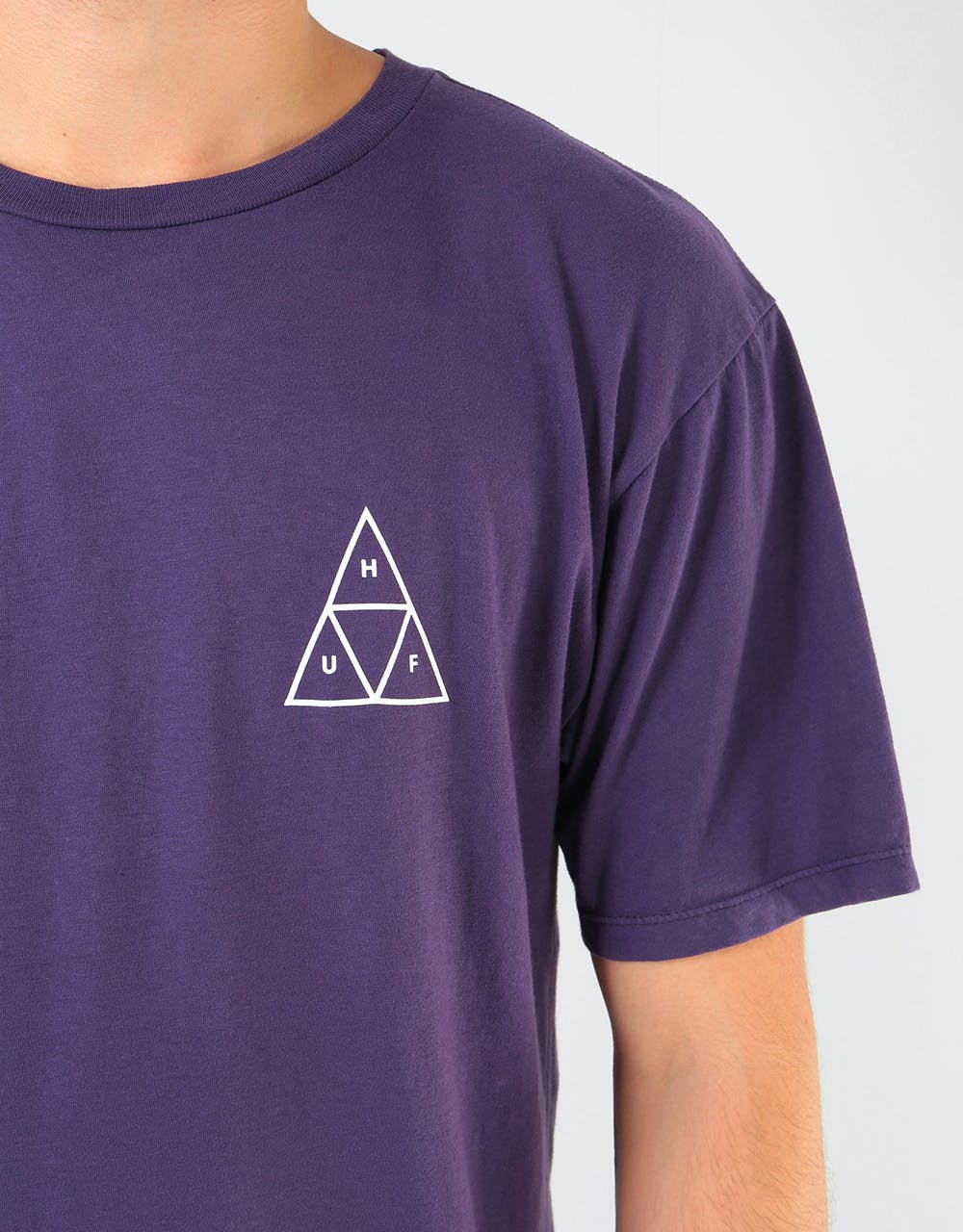 HUF Triple Triangle T-Shirt - Purple Velvet